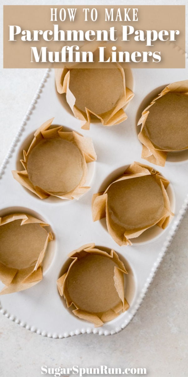 parchment paper liners in muffin tin