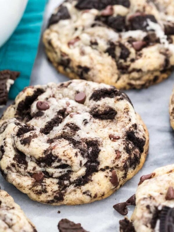 Cookies on marble surface