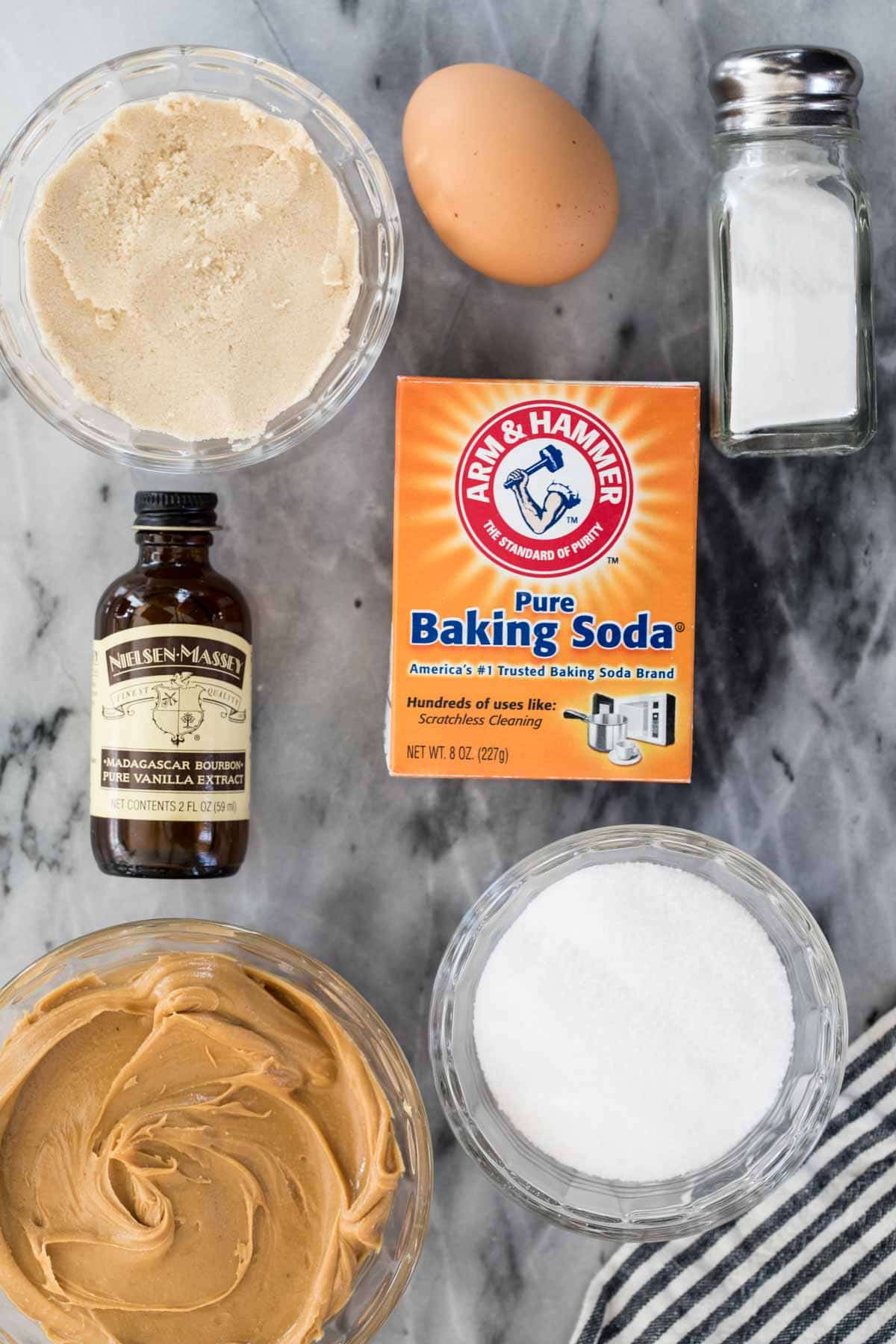 Flourless peanut butter cookie ingredients