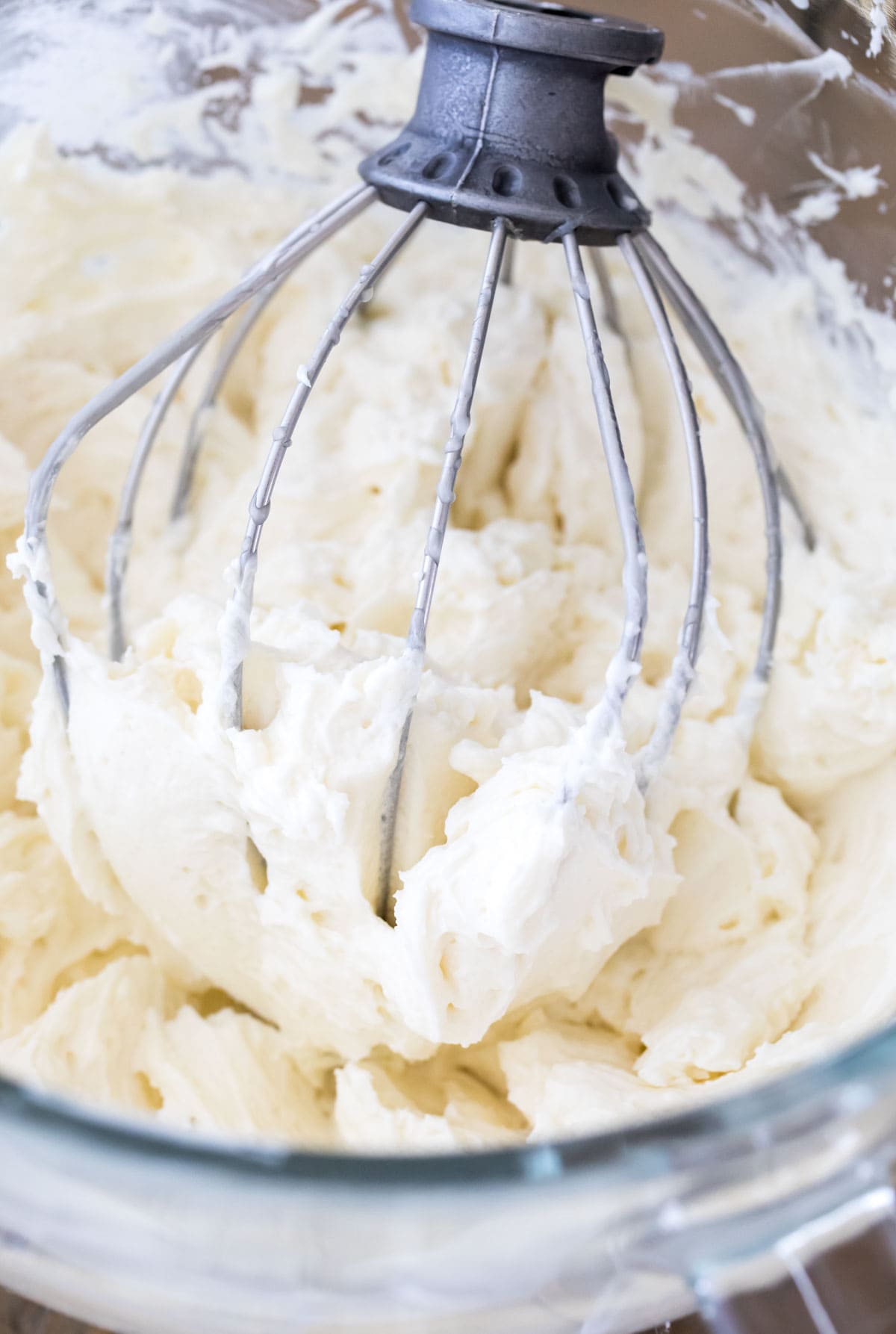 whipped icing with whisk attachment