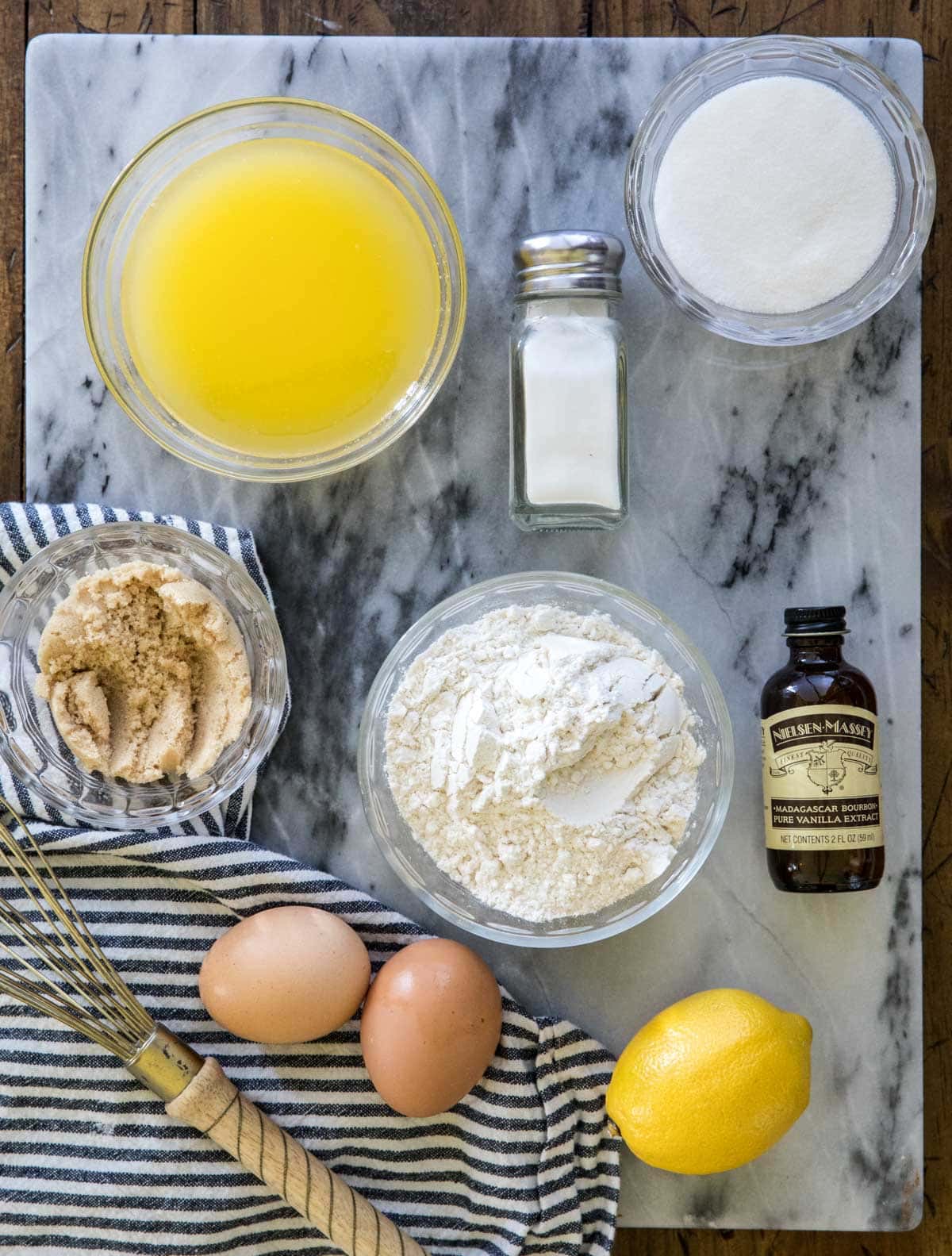 Ingredients for Madeleines