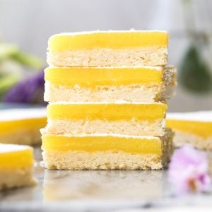 stack of 4 lemon bars