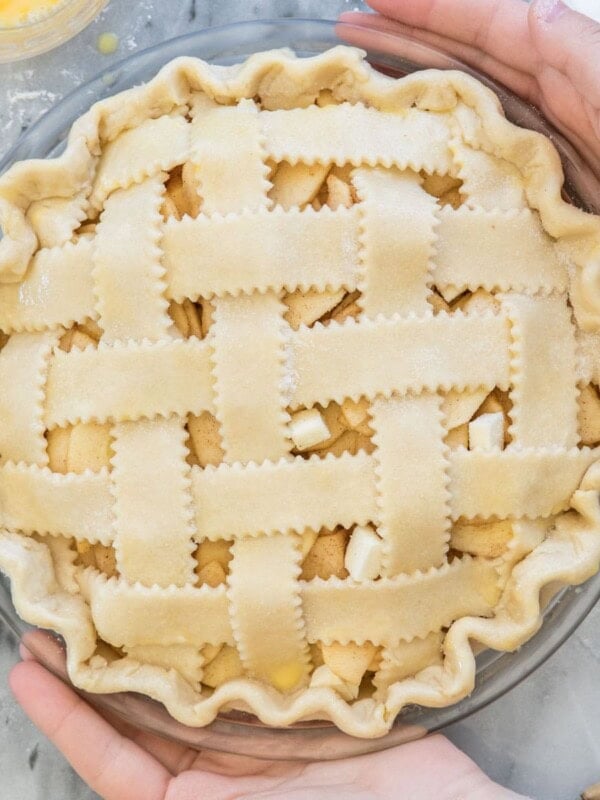 Lattice pie crust