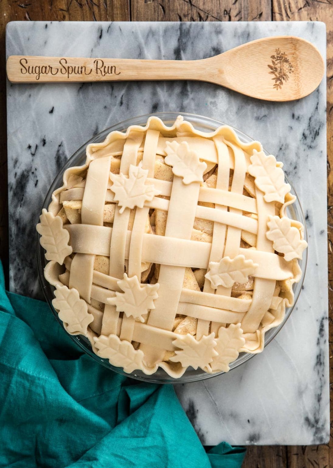 How to Make a Lattice Pie Crust Sugar Spun Run