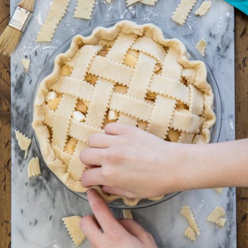 How to Make a Lattice Pie Crust Sugar Spun Run