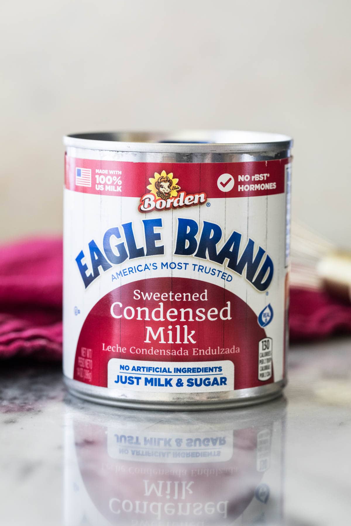Can of Eagle brand condensed milk