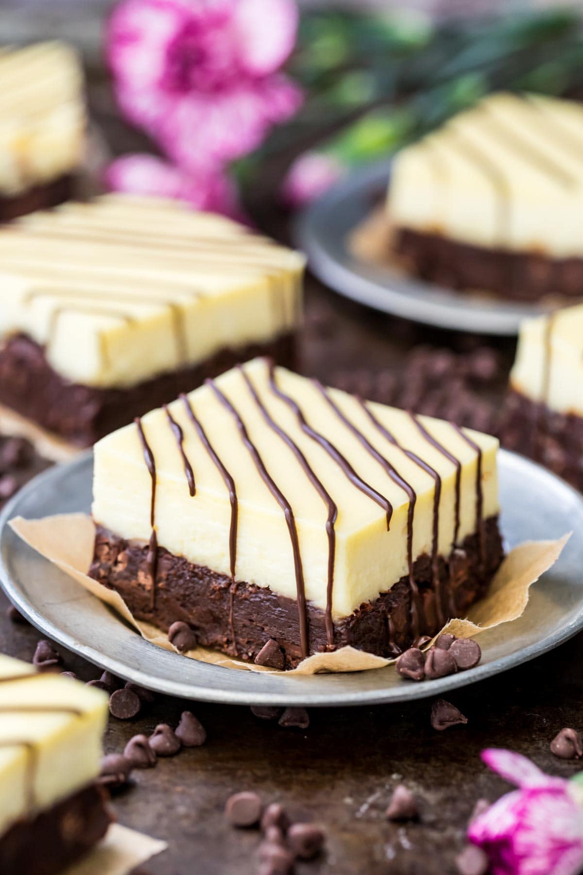 Cheesecake Brownie Bites - Dessert for Two