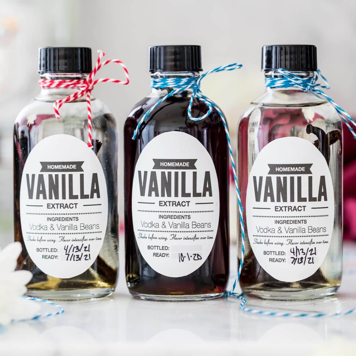 Homemade vanilla extract