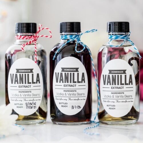 Free Vanilla Printable Labels  Homemade vanilla extract, Printable labels,  Homemade vanilla