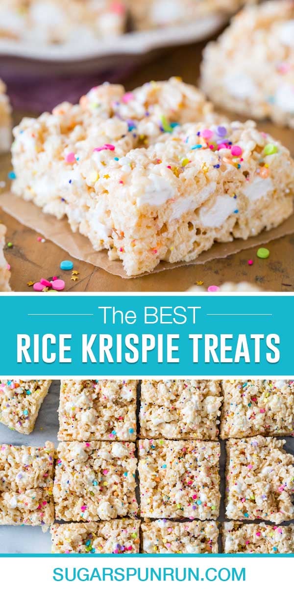 The Best Rice Krispie Treats Recipe - Sugar Spun Run