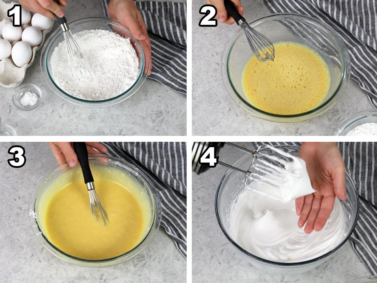 How to Make Chiffon Cake, Chiffon Mixing Method