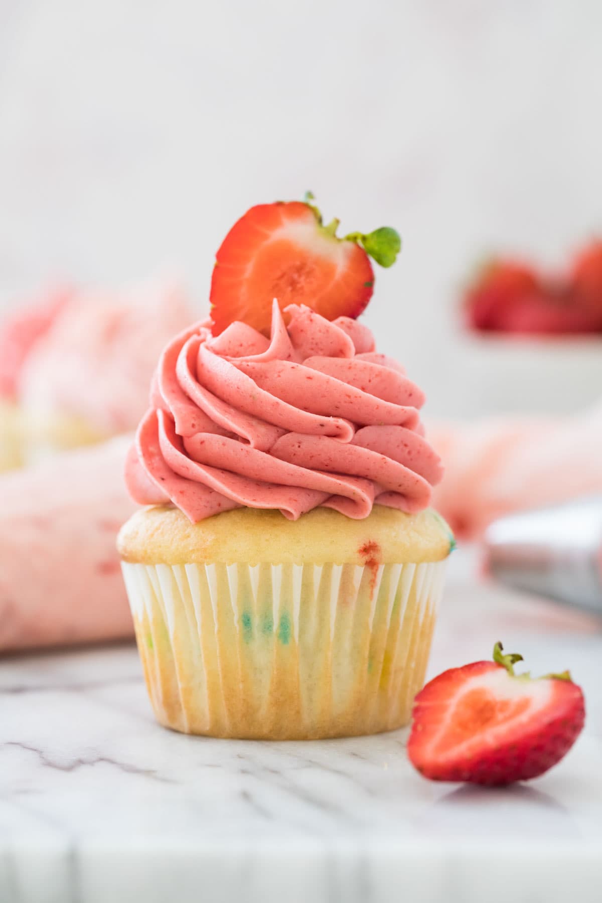 Strawberries with Sour Cream and Brown Sugar - Our Best Bites