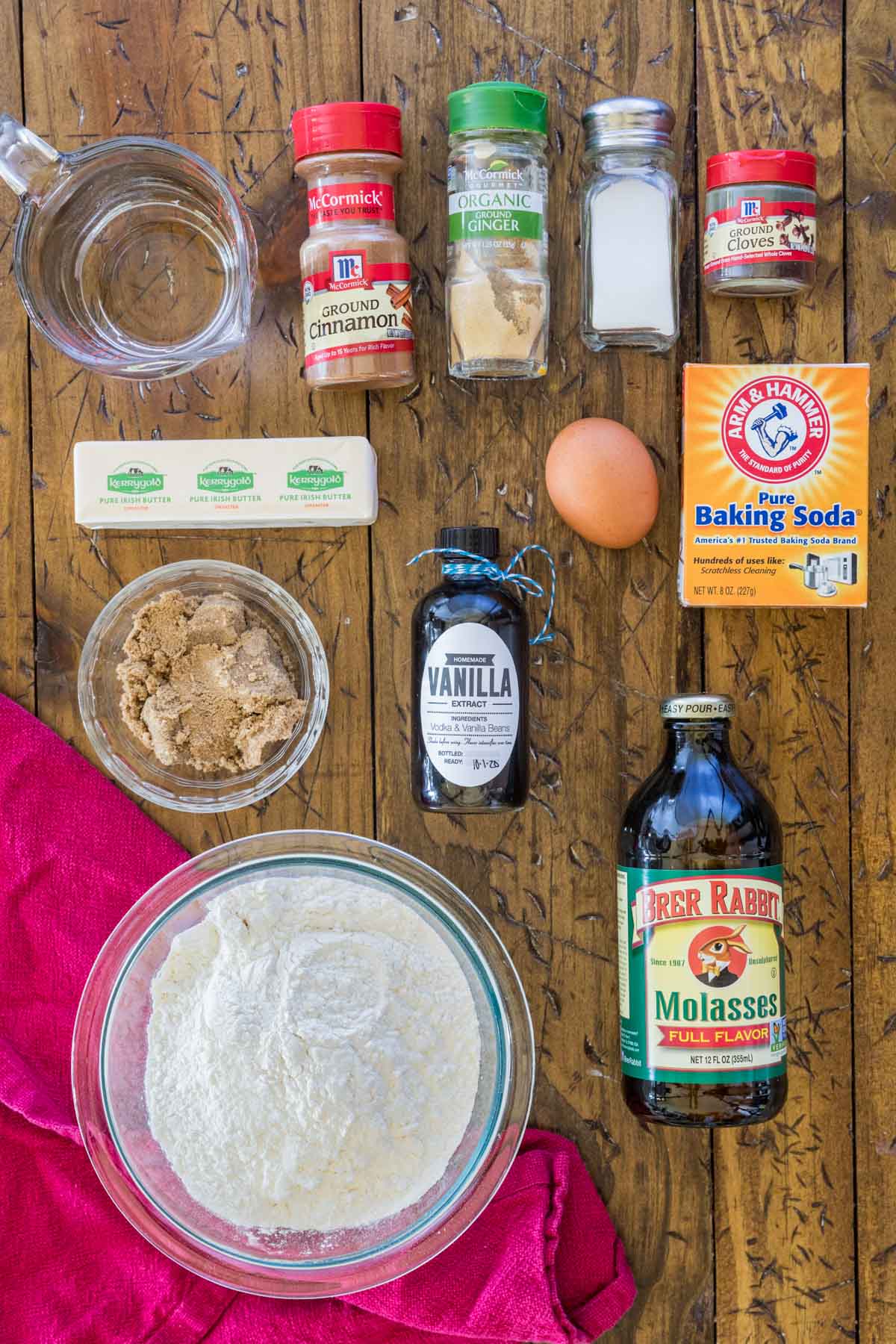 Gingerbread recipe ingredients