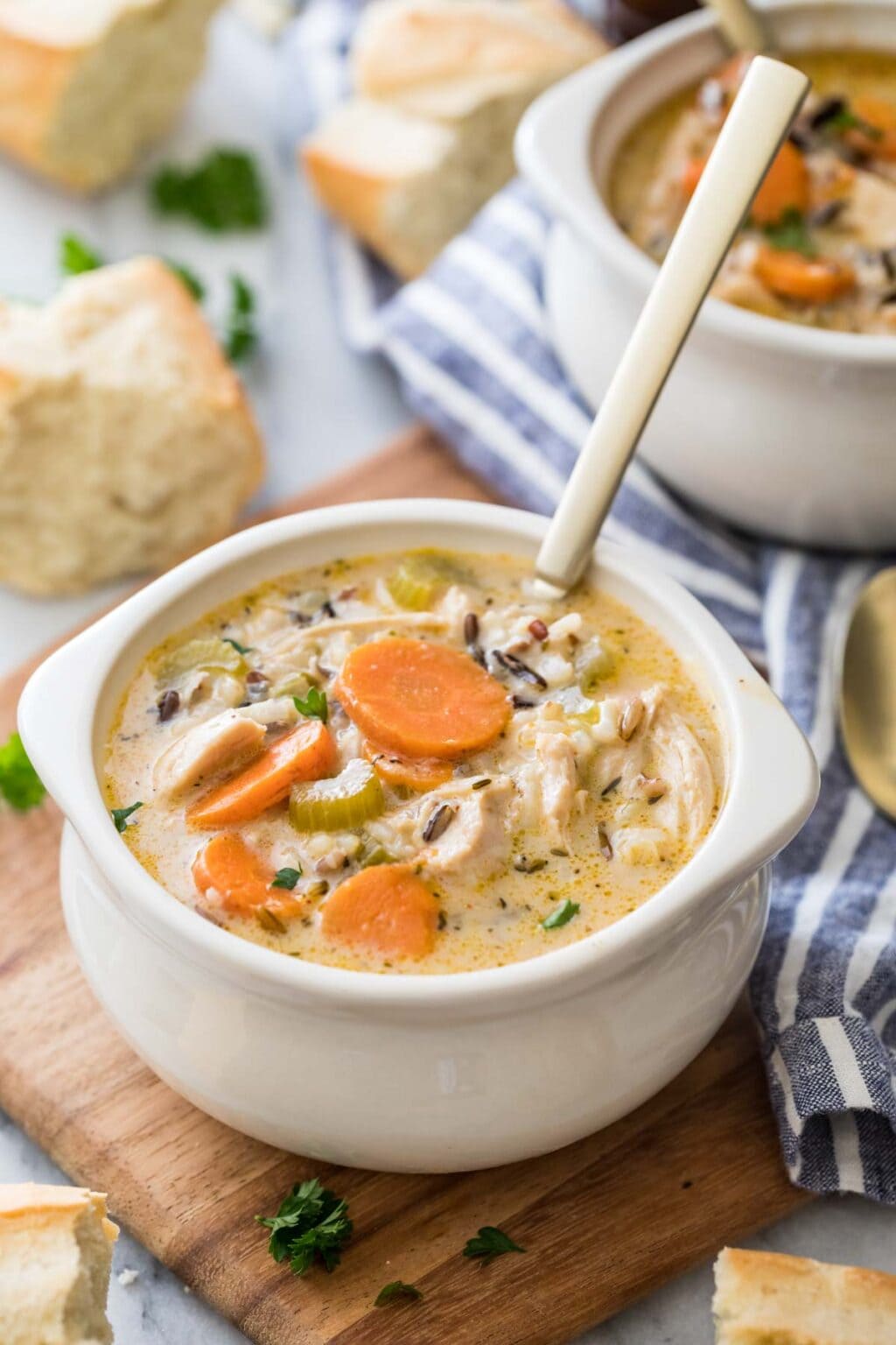 Chicken and Rice Soup (One Pot Dinner Recipe!) Sugar Spun Run