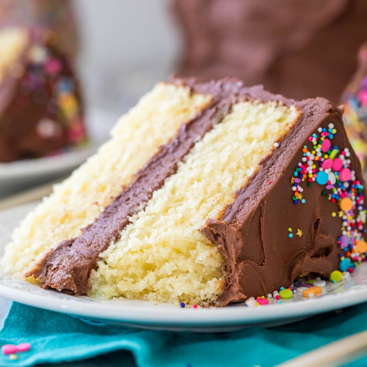 Baking cake in a dark pan