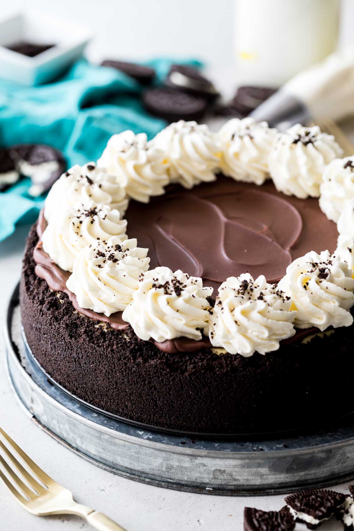 Mini Coffee Cheesecake with Oreo Cookie Crust