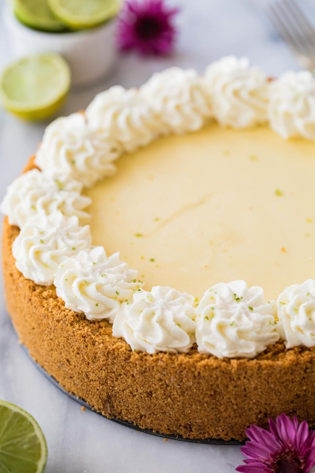 Key Lime Cheesecake - Sugar Spun Run