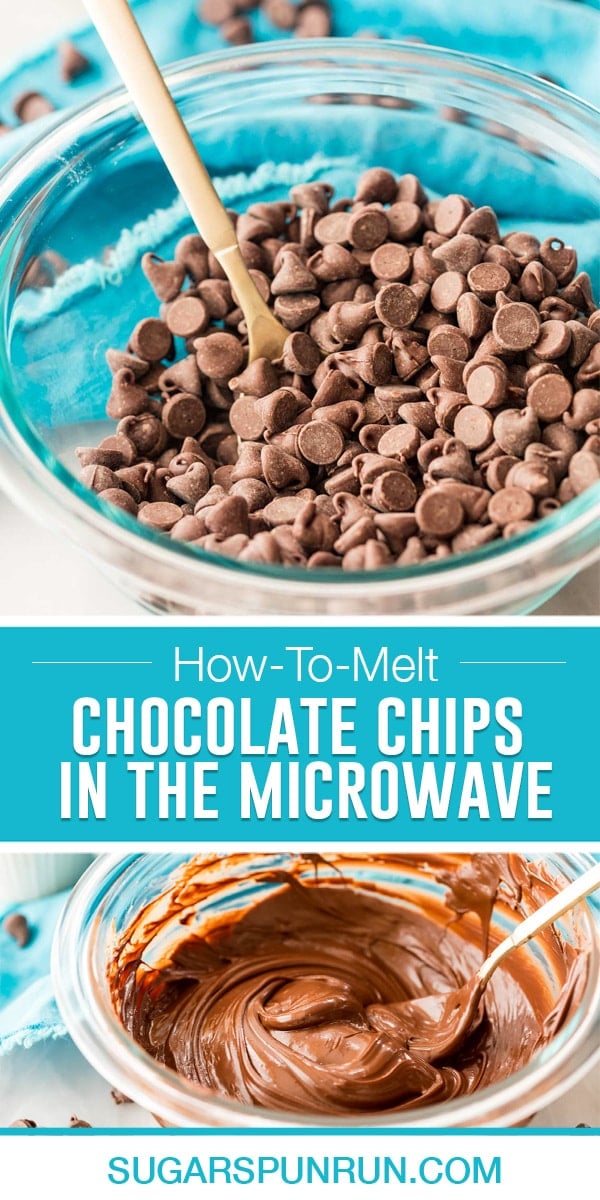 How to melt chocolate chips in the microwave, how to melt chocolate
