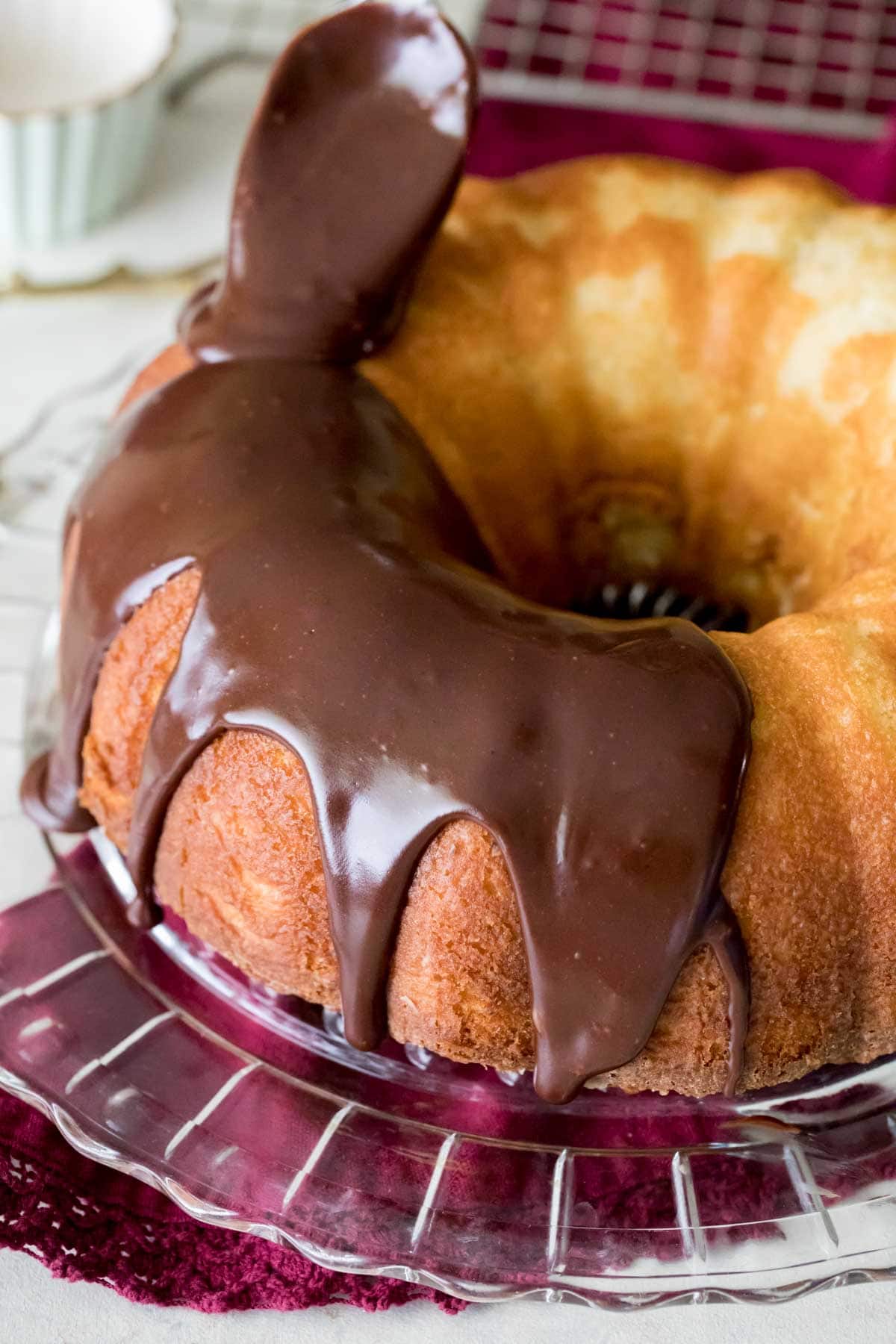 Hot Milk Mini Bundt Cake