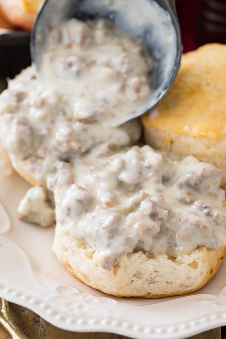 Homemade Sausage Gravy Recipe Sugar Spun Run