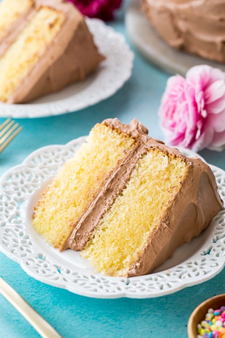 Yellow Cake Recipe - Sugar Spun Run