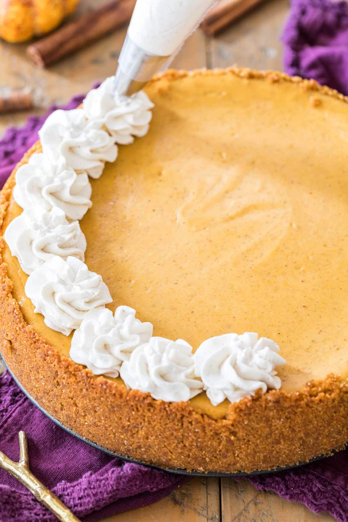 6 Inch Pumpkin Cheesecake Recipe - Homemade In The Kitchen