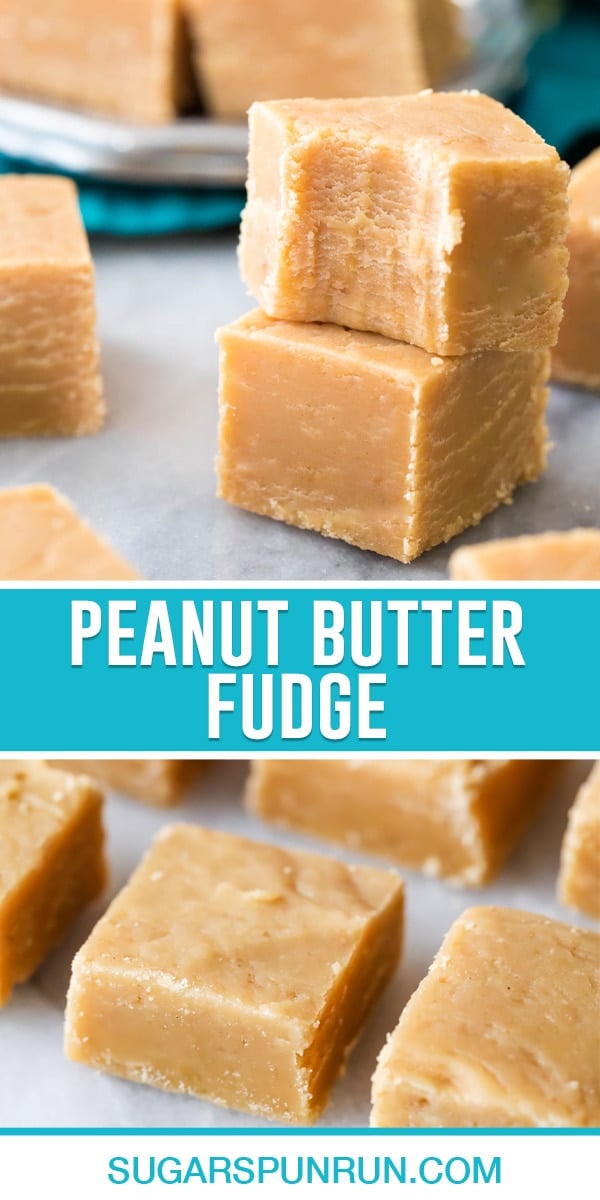Peanut Butter Fudge - Sugar Spun Run