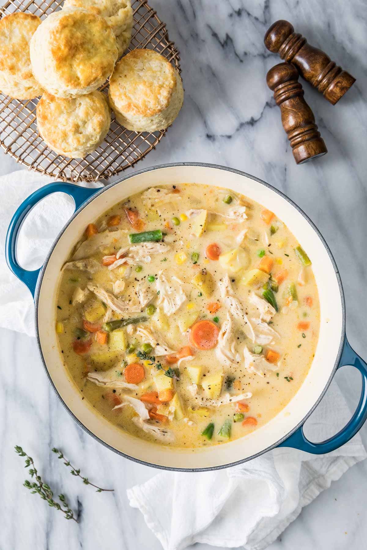 Chicken Pot Pie Soup Recipe