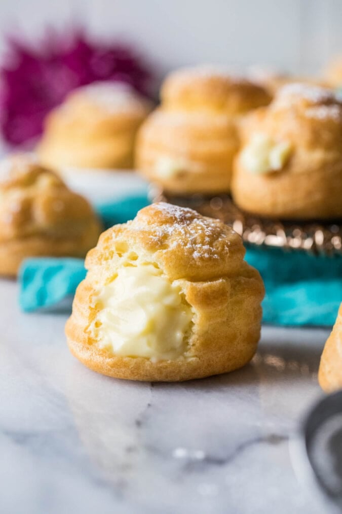 Homemade Cream Puffs - Sugar Spun Run