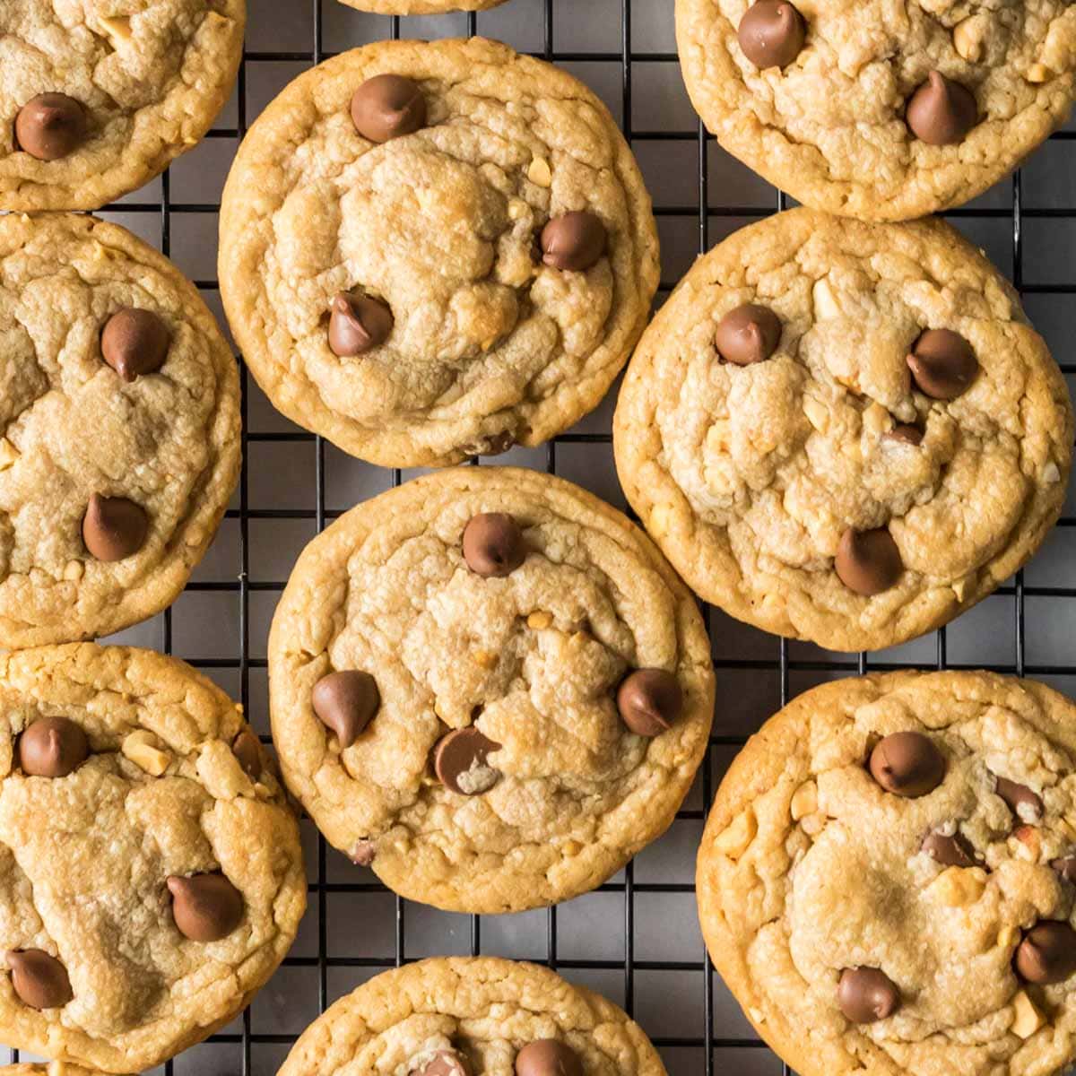 Peanut Butter Chocolate Chip Cookies - Sugar Spun Run