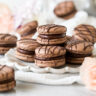 Chocolate Macarons - Sugar Spun Run