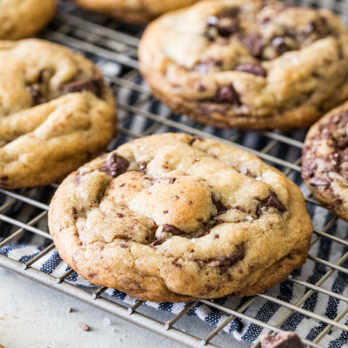 Giant Chocolate Chip Cookies - Sugar Spun Run