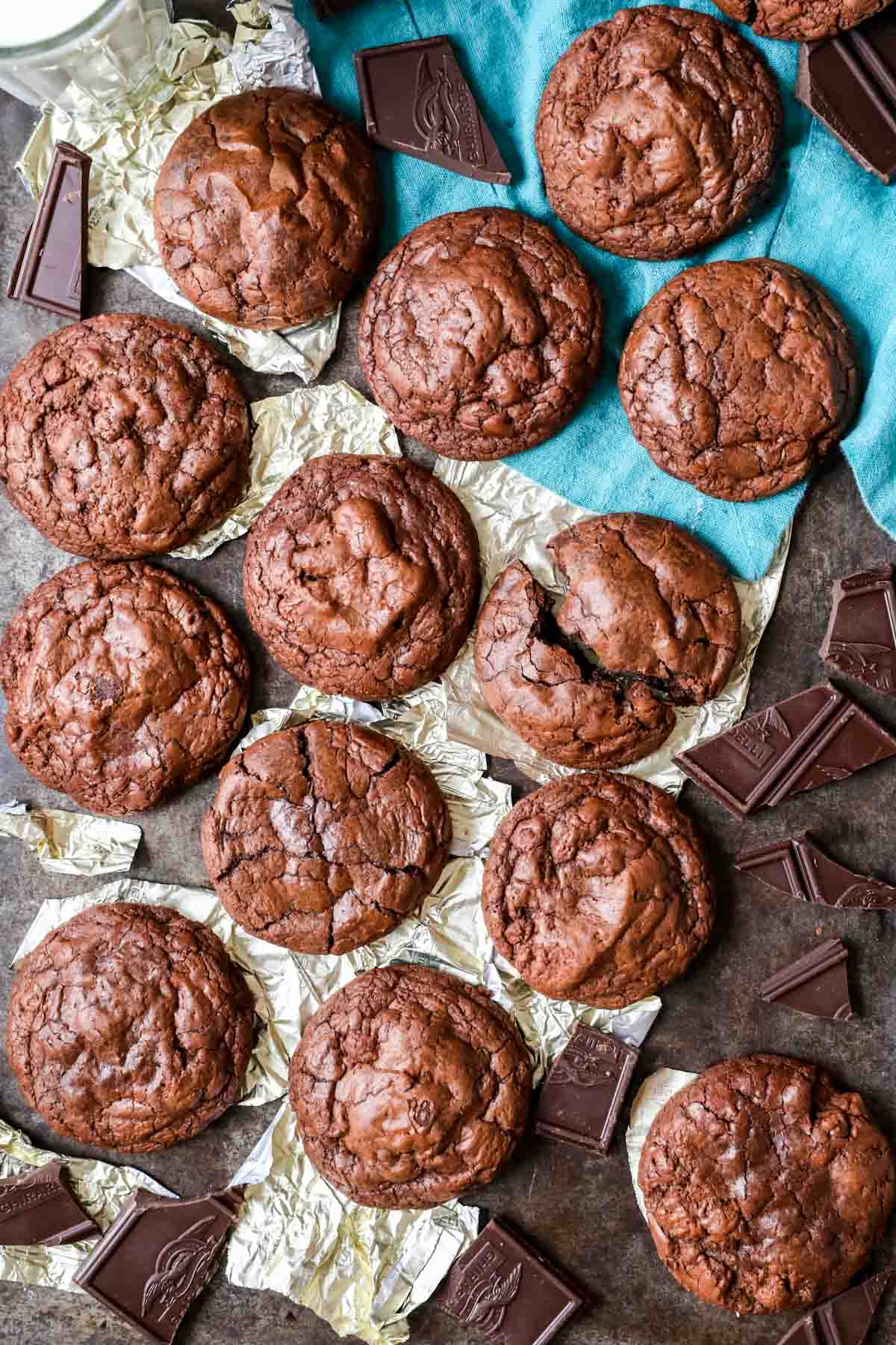 Brownie Cookies - Sugar Spun Run