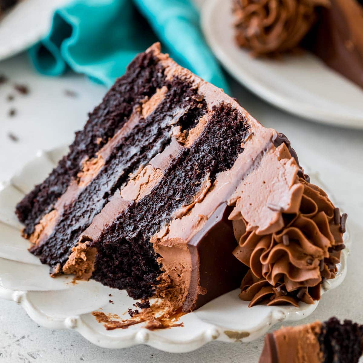 Triple Chocolate Cake – Sugar Spun Run