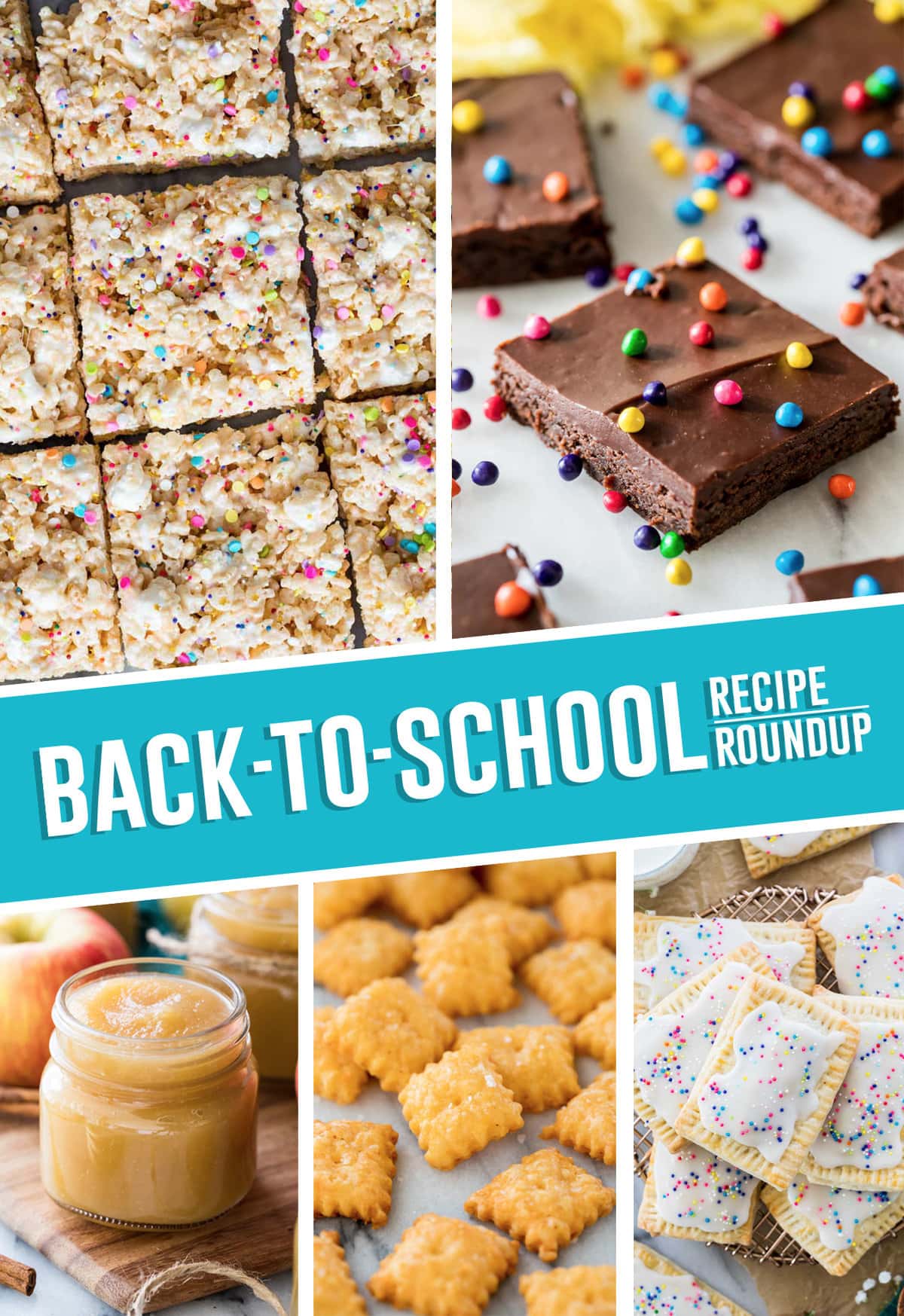 back to school recipe round up graphic main image collage