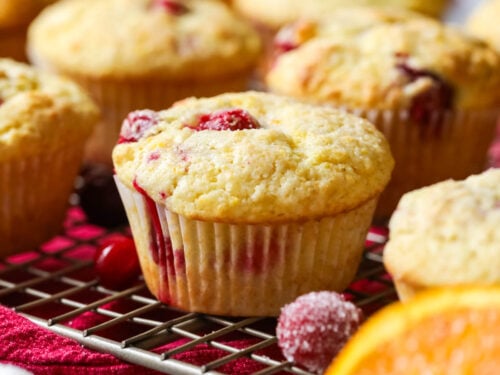 Cranberry Orange Muffins - Sugar Spun Run