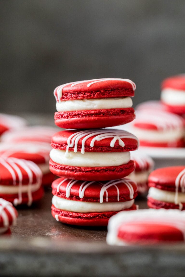Red Velvet Macarons Sugar Spun Run