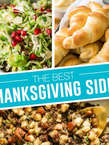 collage of thanksgiving side dishes thumbnail