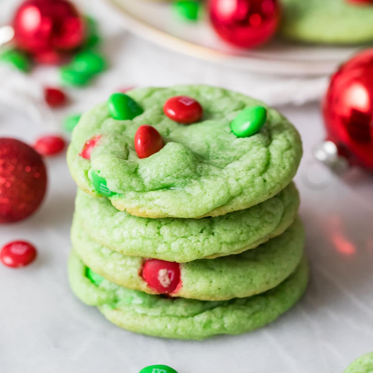 Grinch Cookies - Amanda's Cookin' - Christmas Cookies