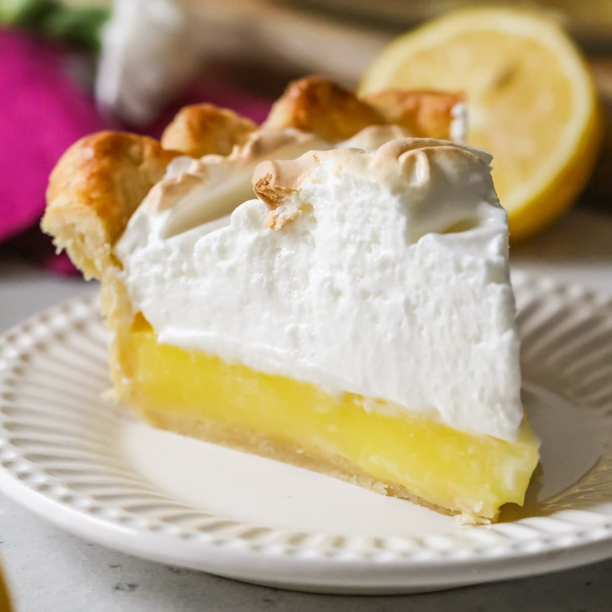 Lemon Meringue Pie - Sugar Spun Run