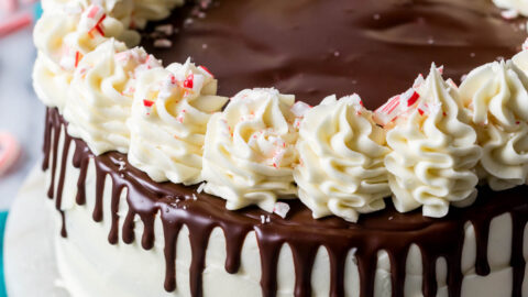 Peppermint Bark Cake