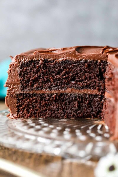The BEST Chocolate Cake Recipe - Sugar Spun Run