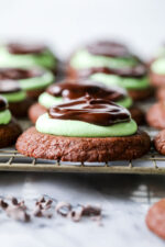 Mint Chocolate Cookies - Sugar Spun Run