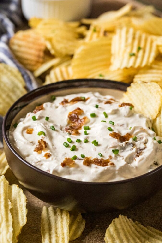 French Onion Dip - Sugar Spun Run