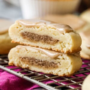 Frosted Brown Sugar Cinnamon Pop Tart Cookies - 85