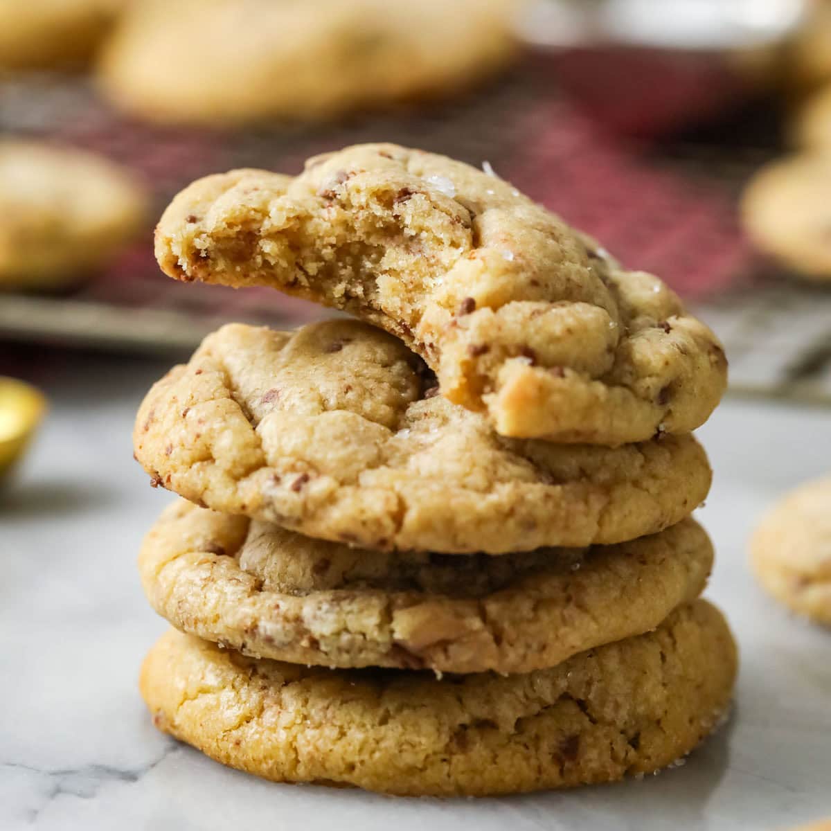 Brown Butter Toffee Cookies-image