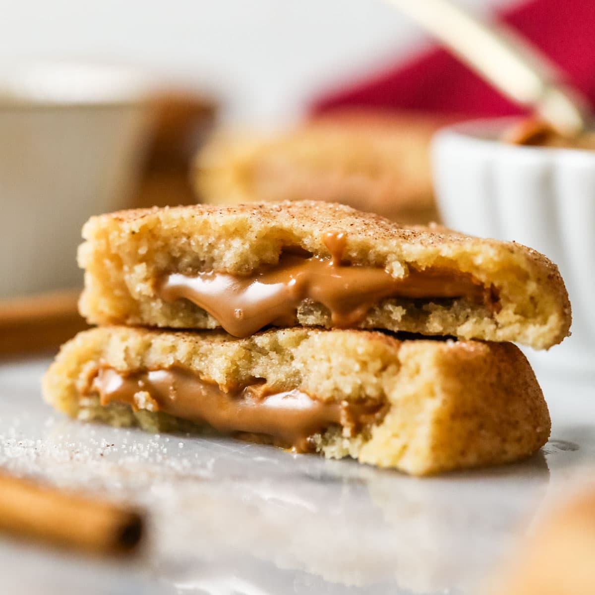 Cookie Butter Snickerdoodles - Sugar Spun Run