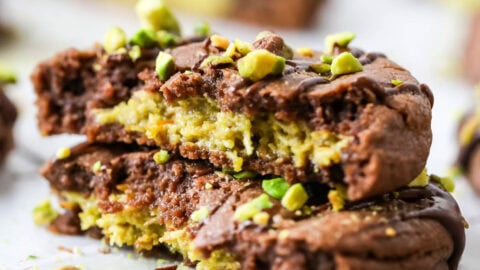 Dubai Chocolate Cookies - Sugar Spun Run